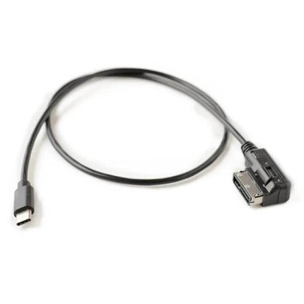Car AMI USB-C Charging Cable for AMI Interface Plug and Play - black ABS plug-and-play cable for Mercedes-Benz AMI charging