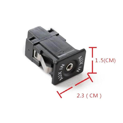 Car Aux Interface And Wiring Harness For Mercedes-Benz Smart plug-and-play ABS housing 3.5mm AUX input with 1.5m cable