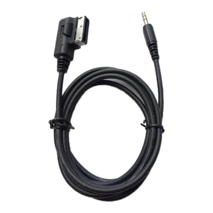 Car AMI Aux Cable For Audi Plug And Play Music From Phone - black AMI to 3.5mm audio cable for in-car phone playback
