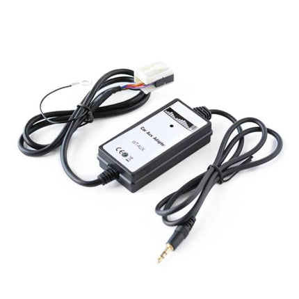 Car AUX Audio Disc Box for Skoda Octavia and Audi A4 compact in-car AUX adapter box with 3.5mm cable and wiring harness