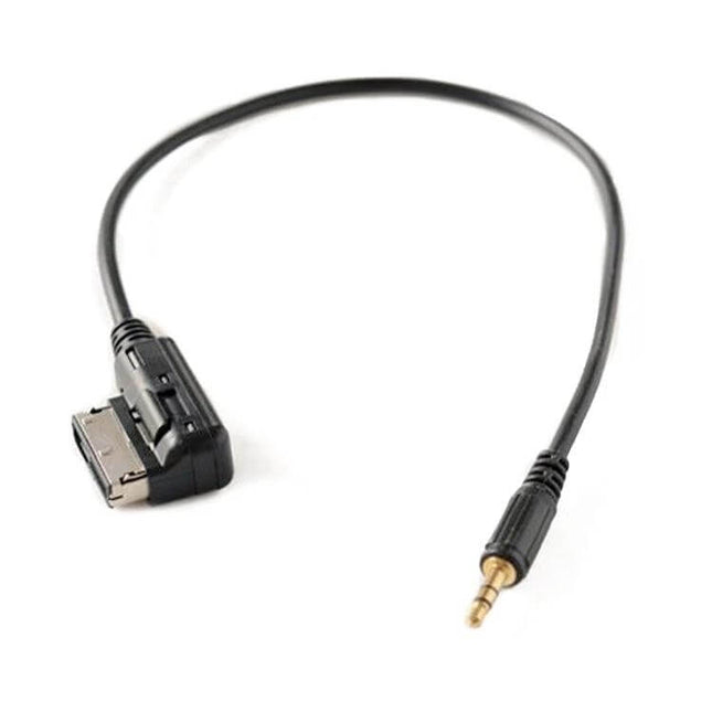 AMI AUX Audio Cable for Audi A6L and A4L Music Connection – black plug-and-play AUX cable with 3.5mm jack and AMI connector