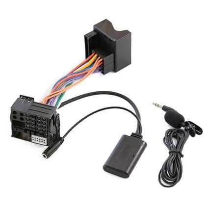 Car Six-Disc CD Player With Bluetooth For Audi Vehicles - Bluetooth adapter harness, mic and aux retaining CD playback