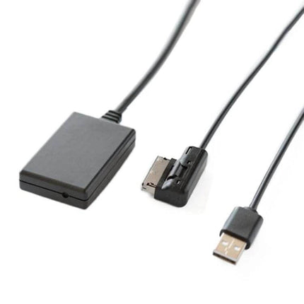 Audi Car Bluetooth Music Adapter With AUX Cable For Vehicles — AMI-compatible Bluetooth to AUX and USB cable for Audi head units
