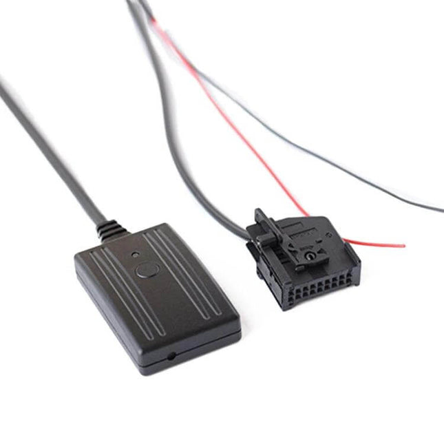 Bluetooth Audio Cable with MIC for Audi and Volkswagen Vehicles - compact Bluetooth 5.0 module and OEM car connector for hands-free calls and music