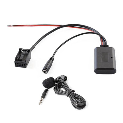 AUX Bluetooth Audio Cable With Mic For BMW Cars, In-Car Use - Bluetooth 5.0 adapter with mic and 3.5mm jack for factory infotainment