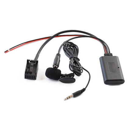 AUX Bluetooth Audio Cable With Mic For BMW Cars, In-Car Use - Bluetooth 5.0 module, 3.5mm jack and microphone for factory infotainment