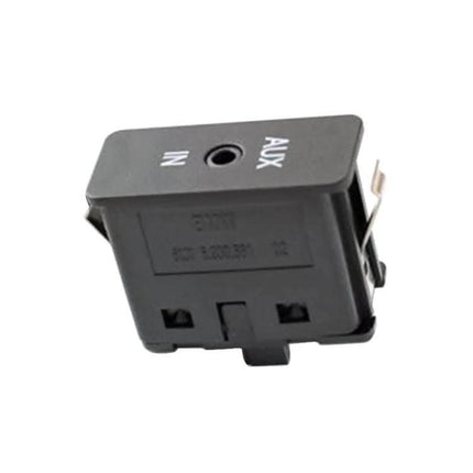 Car Aux Audio Interface for BMW X1 X3 Easy Plug and Play — black ABS 3.5mm AUX input module, plug-and-play installation