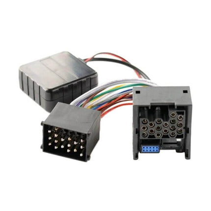 BMW E46 Bluetooth AUX Music Module for Car Audio HiFi showing wiring harness and connectors for OEM HiFi integration