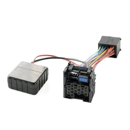 BMW E46 Bluetooth AUX Music Module for Car Audio HiFi compact module with wiring harness for Business CD radio, Bluetooth 5.0 wireless playback