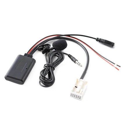 Car AUX Bluetooth Audio Cable With Mic For Volkswagen Scirocco - Bluetooth 5.0 hands-free audio adapter with 3.5mm jack and mic