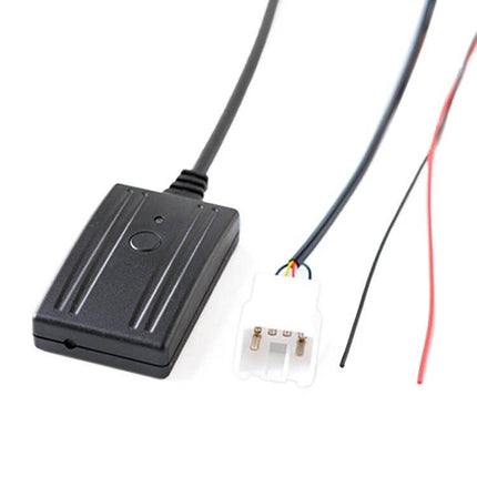 Car 5Pin Aux Bluetooth MP3 Adaptor for Ford BaBf Falcon black module with 5-pin connector and wiring harness for wireless audio and hands-free calling