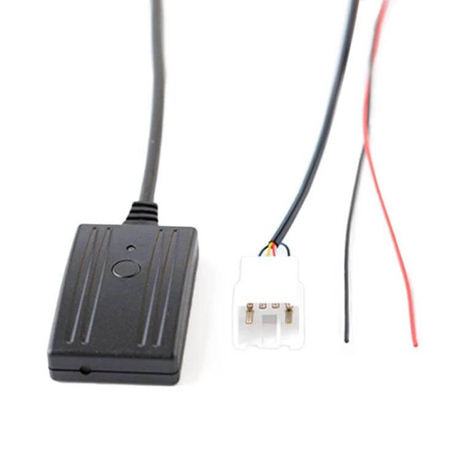 Car 5Pin Aux Bluetooth MP3 Adaptor for Ford BaBf Falcon - black Bluetooth 5.0 module with 5-pin plug and wiring harness for Ford stereo
