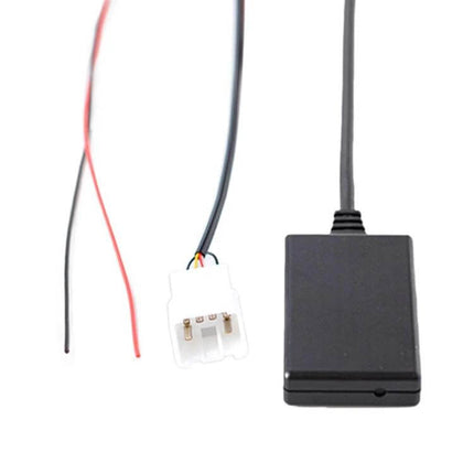 Car 5Pin Aux Bluetooth MP3 Adaptor for Ford BaBf Falcon — black adapter module with 5-pin white connector and wired power leads