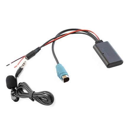 Car AUX Bluetooth Wireless Music Cable With Mic For Car Stereo - Bluetooth 5.0 adapter with mic and 3.5mm jack for hands-free calls and streaming