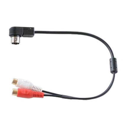 Alpine Car AUX Cable For IVA CDA Head Units Plug And Play – ABS plug-and-play adapter with RCA red/white leads for IVA/CDA radios