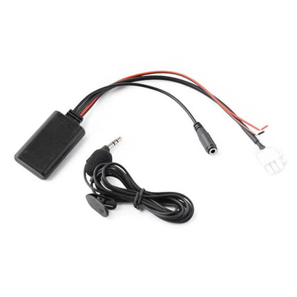 Gold Wing Bluetooth Music Adapter With Mic For Riders - compact Bluetooth 5.0 adapter with mic, 3.5mm jack and wiring harness for motorcycle audio systems