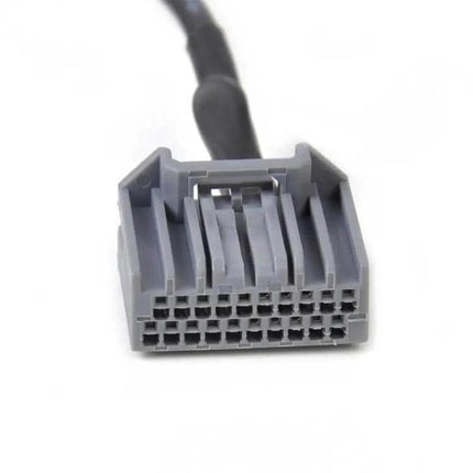 AUX Audio Cable for Honda CRV, Civic, and Crider Models – grey multi-pin connector for 2008-2013 Honda in-car AUX connection