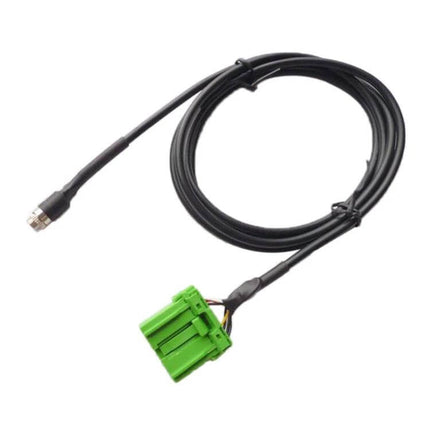 Car 3.5mm AUX MP3 Audio Input Cable for Honda Odyssey and Acura black cable with green factory connector for 2006 models