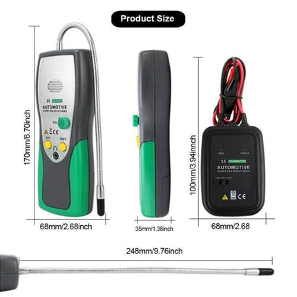 DUOYI Cable Tester for Detecting Wiring Shorts and Breaks - handheld transmitter and receiver set with flexible probe for tracing cables and finding shorts