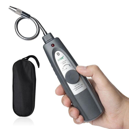 DUOYI Leak Detector for Routine Car Air Conditioning Checks handheld refrigerant leak detector with flexible probe and carrying case