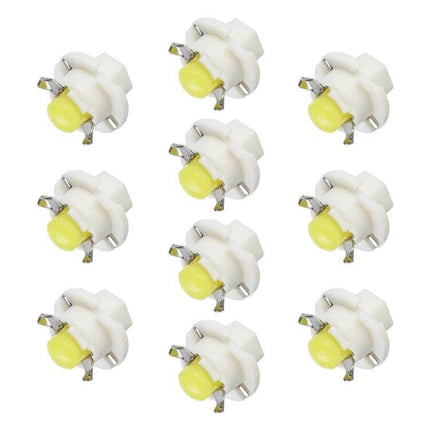 B8.4 COB LED Wedge Instrument Panel Bulb White For Dashboard Gauges - pack of white COB wedge bulbs for dashboard gauge clusters