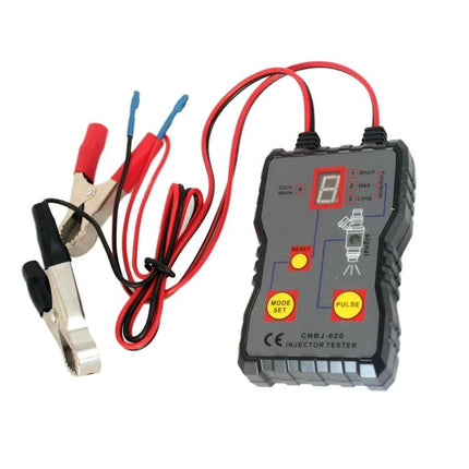 MZ620 For Testing Fuel Injectors In Daily Car Care - handheld 12V injector tester with alligator clips and pulse modes