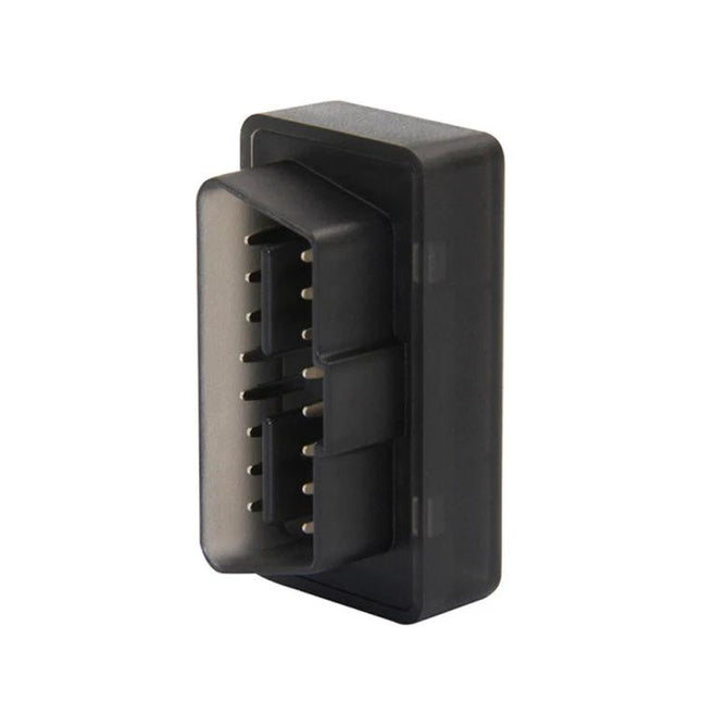 Compact tool for everyday car maintenance and checks - compact OBD2 scanner plugged into vehicle diagnostic port for quick routine checks
