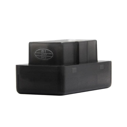 Compact tool for everyday car maintenance and checks - black OBD2 scanner plug for quick diagnostic checks and clearing trouble codes