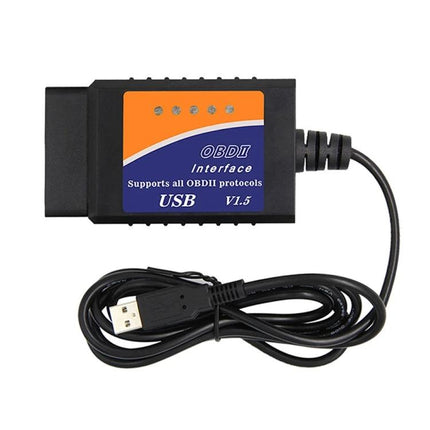 Car Diagnostic Scanner for Routine Vehicle Checks - USB OBDII interface device for home vehicle health checks
