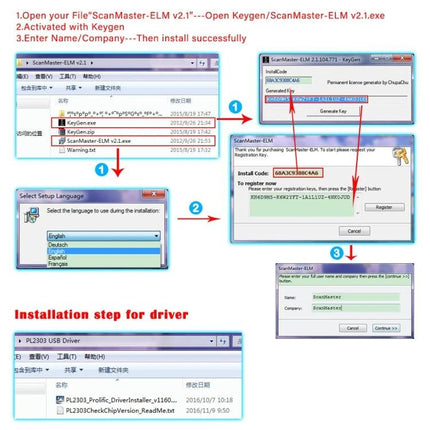 Car Diagnostic Scanner for Routine Vehicle Checks - OBD-II plug-in tutorial screenshot showing installation and pre-trip code reading steps