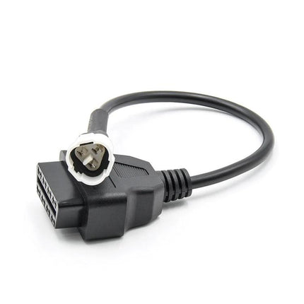 Adapter Cable for Yamaha Motorcycle Maintenance and Diagnostics - 3PIN to OBD adapter cable, durable 9-16V diagnostic lead