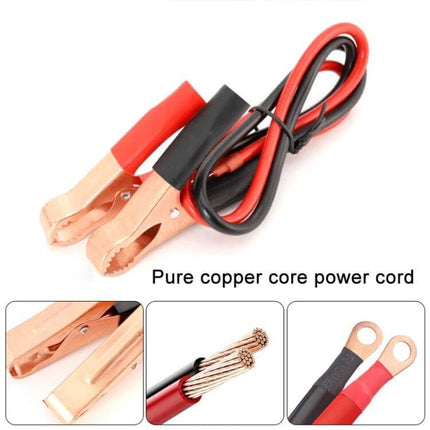 Carmaer Power Inverter for Household Use with LCD Display accessory pure copper clamp cable for 12V to 220V power connection