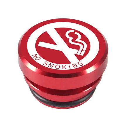 No Smoking Metal Lighter Dust Cover Universal Fit Everyday Use - red anodized billet aluminum no smoking socket plug