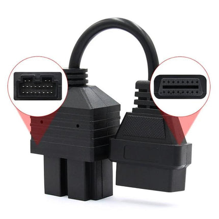 OBD Conversion Cable for Kia Car Diagnostics at Home - 20-pin to OBD2 adapter cable for Kia owners to read engine codes at home