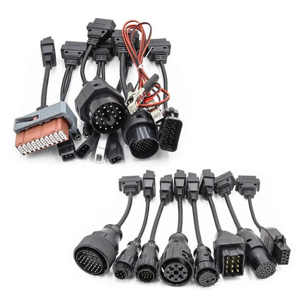 Conversion Cable Set for Daily Vehicle Checks and Maintenance black multi-connector diagnostic cable set for car pre-drive checks