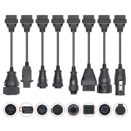 Conversion Cable Set for Daily Vehicle Checks and Maintenance - assortment of OBD diagnostic adapter cables for routine car inspections