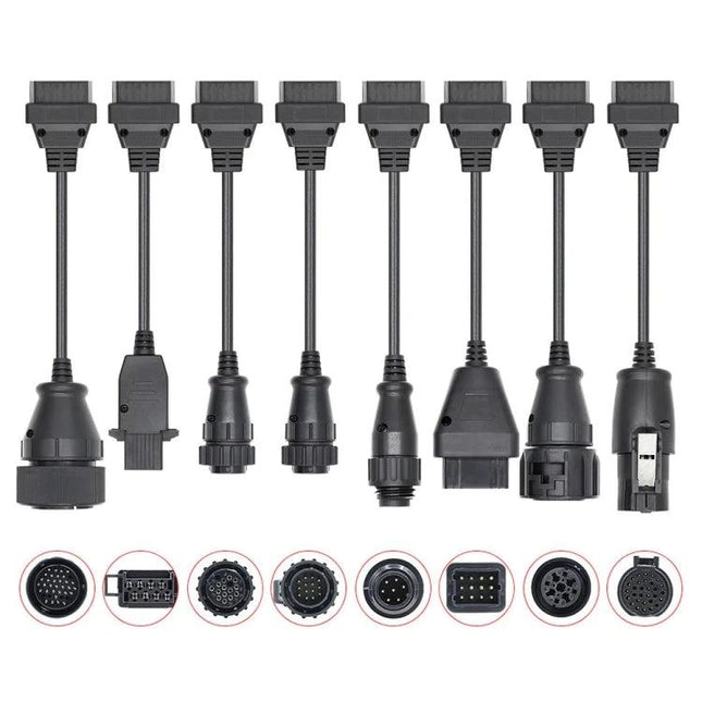 Conversion Cable Set for Daily Vehicle Checks and Maintenance - assortment of OBD diagnostic adapter cables for routine car inspections