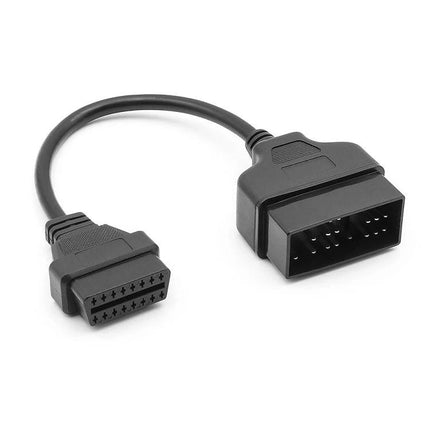 Cable for Toyota OBD2 Vehicle Diagnostics and Maintenance - 22-pin adapter cable connecting OBD2 scanner to Toyota for on-the-go diagnostics
