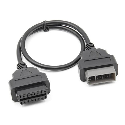 Conversion Cable for Nissan Vehicle Diagnostics at Home - 14-pin to OBD2 adapter cable for garage diagnostics, check engine codes and performance