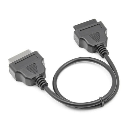 Conversion Cable for Nissan Vehicle Diagnostics at Home connecting OBD2 scanner to Nissan 14-pin connector for at-home troubleshooting