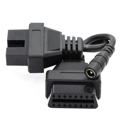 Practical Adapter Cable for Daily Car Maintenance Checks - 12-pin to 16-pin OBD2 adapter cable for quick vehicle diagnostics