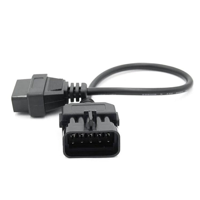 Adapter Cable for Opel Vehicle Diagnostics During Maintenance – 10-pin to OBD2 diagnostic adapter cable for routine Opel maintenance