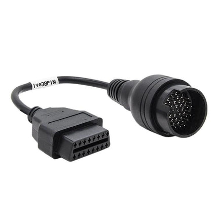 Essential Cable for Iveco Truck Maintenance Connections - 38pin to 16pin diagnostic adapter cable, plug-and-play