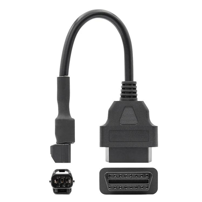 Practical Cable for Maintaining Motorcycles on the Road - 16Pin to 3Pin diagnostic plug cable for on-the-go motorcycle maintenance