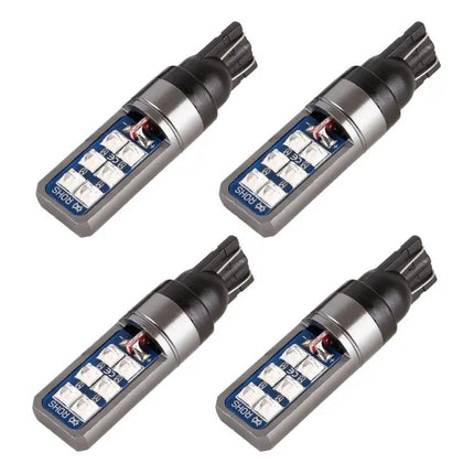 4 Pack T10 Car Clearance Light Blue For All Vehicles