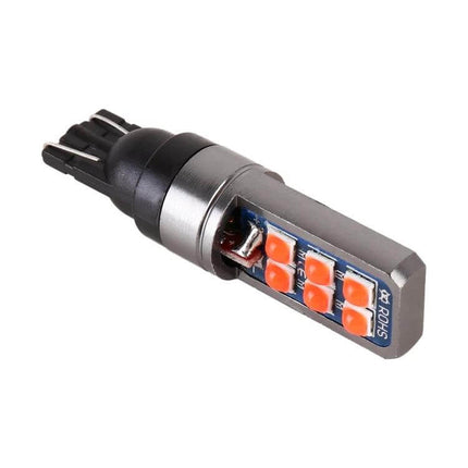 4 Pack T10 Car Clearance Light Blue For All Vehicles - single light close-up showing T10 wedge base, light blue LEDs and compact 43x11mm design