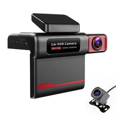 V8 Ultra HD Dual Lens Car Dash Cam with 1080P Rear View and WiFi Functionality