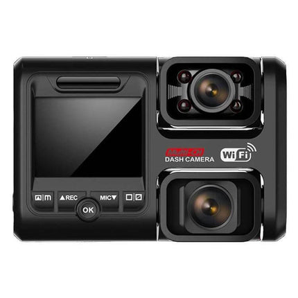 Z30 GPS Panoramic Dash Cam for Everyday Driving Security — dual-lens dash camera with WiFi, HD screen and night-vision support