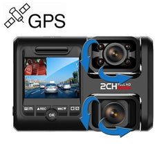 Z30 Ultra HD 360° Dual-lens Driving Recorder with Night Vision and GPS