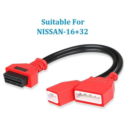 Essential Cable for Everyday Nissan Vehicle Key Management red Nissan 16+32 adapter cable for programming spare keys
